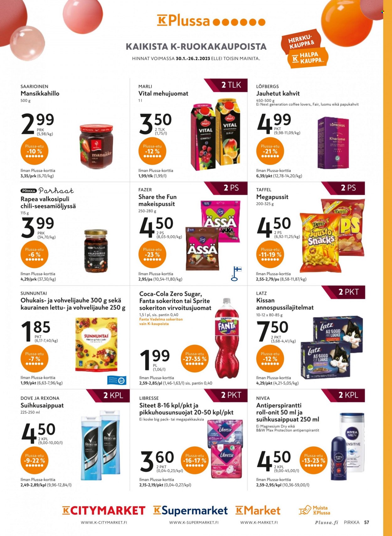 K-market tarjoukset - 25.01.2023 - 28.02.2023. Sivu 57