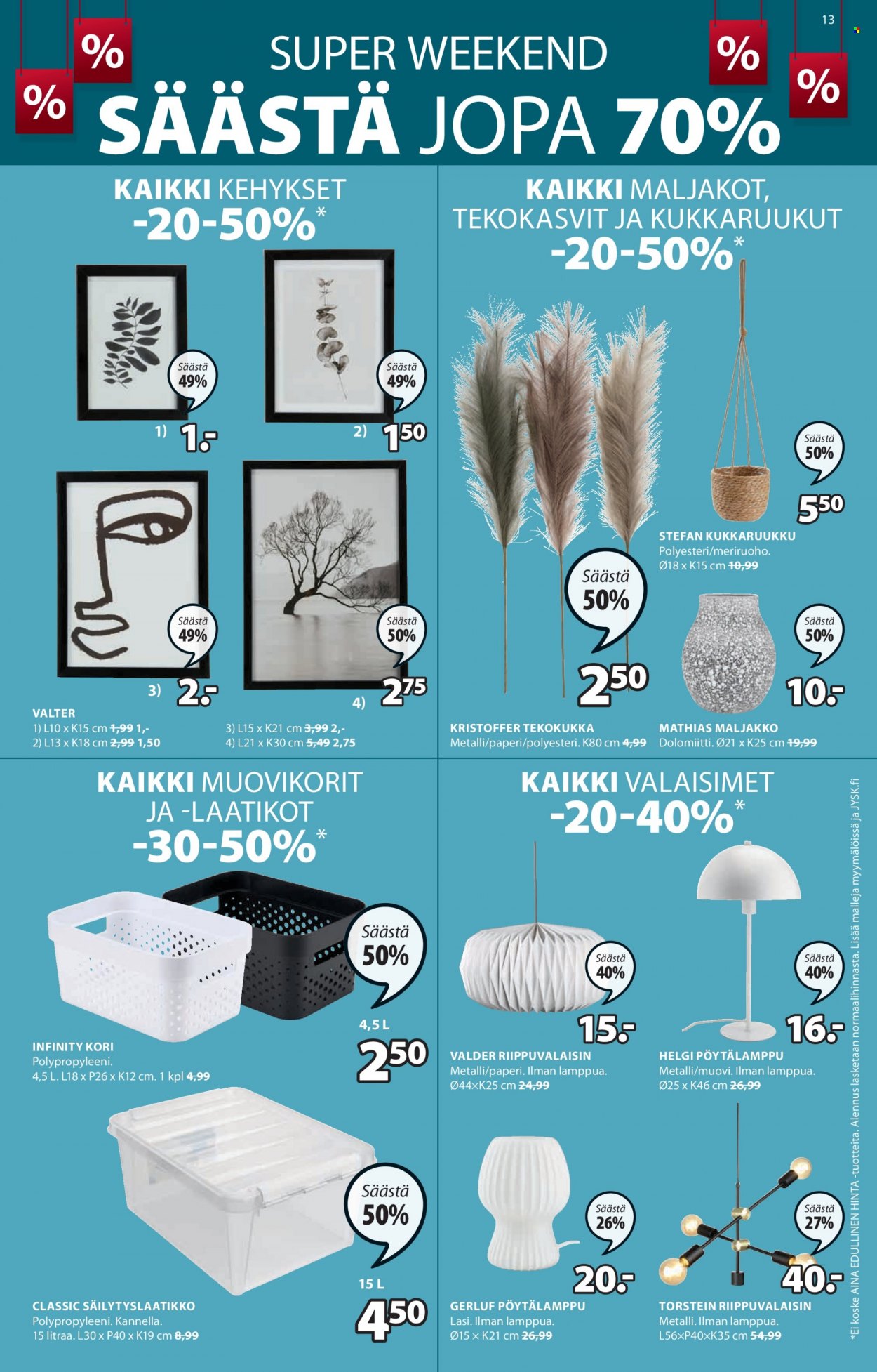 JYSK tarjoukset - 27.01.2023 - 29.01.2023. Sivu 13