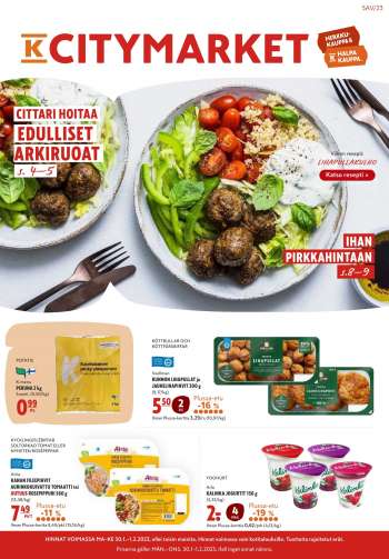 K-citymarket tarjoukset  - 30.01.2023 - 05.02.2023.