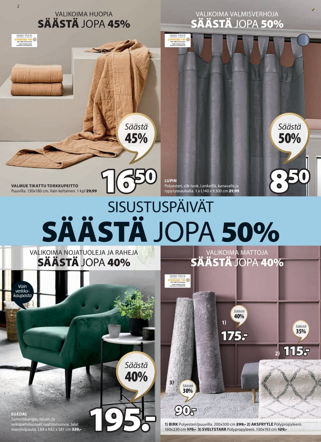 JYSK tarjoukset - 30.01.2023 - 05.03.2023. Sivu 2