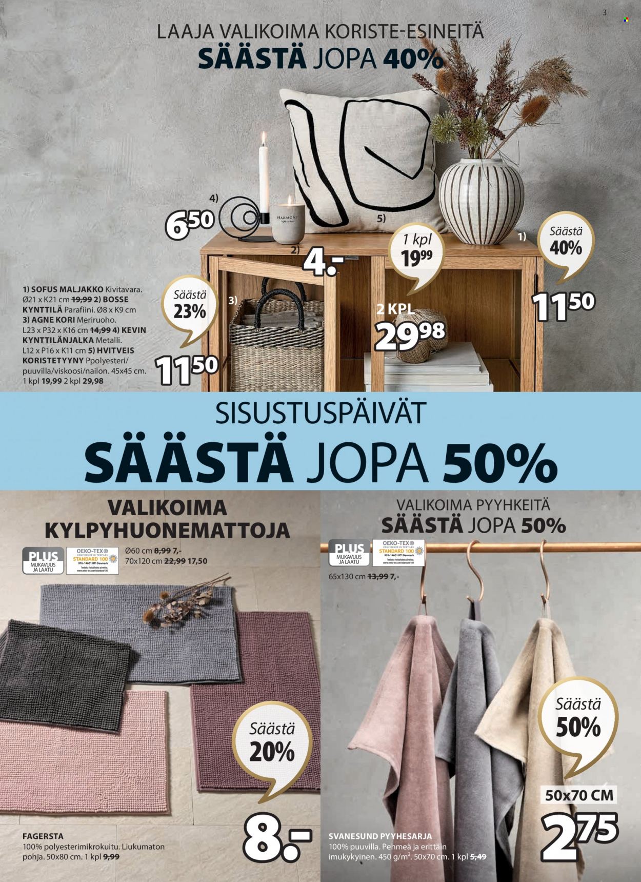 JYSK tarjoukset - 30.01.2023 - 05.03.2023. Sivu 3