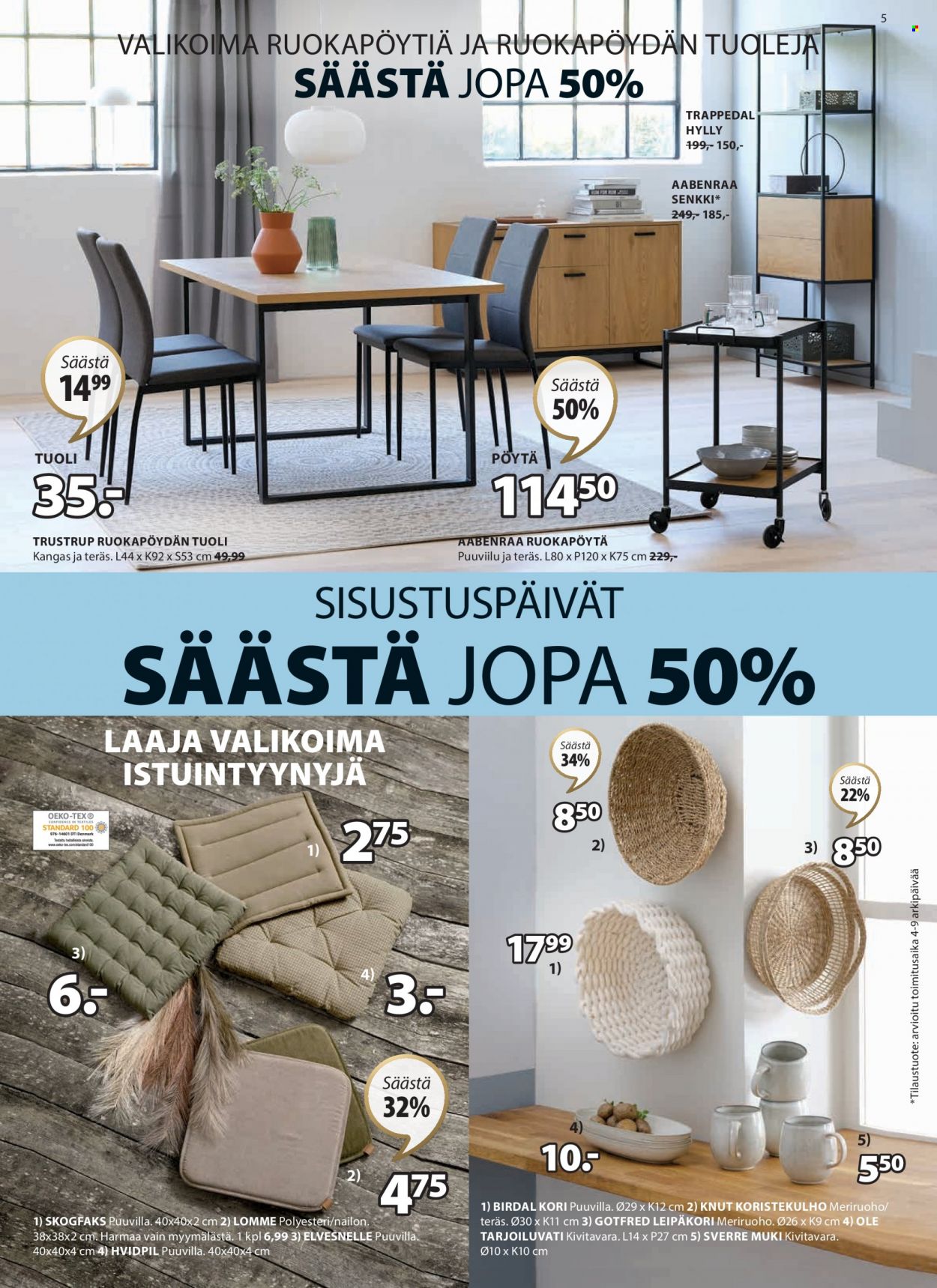 JYSK tarjoukset - 30.01.2023 - 05.03.2023. Sivu 5