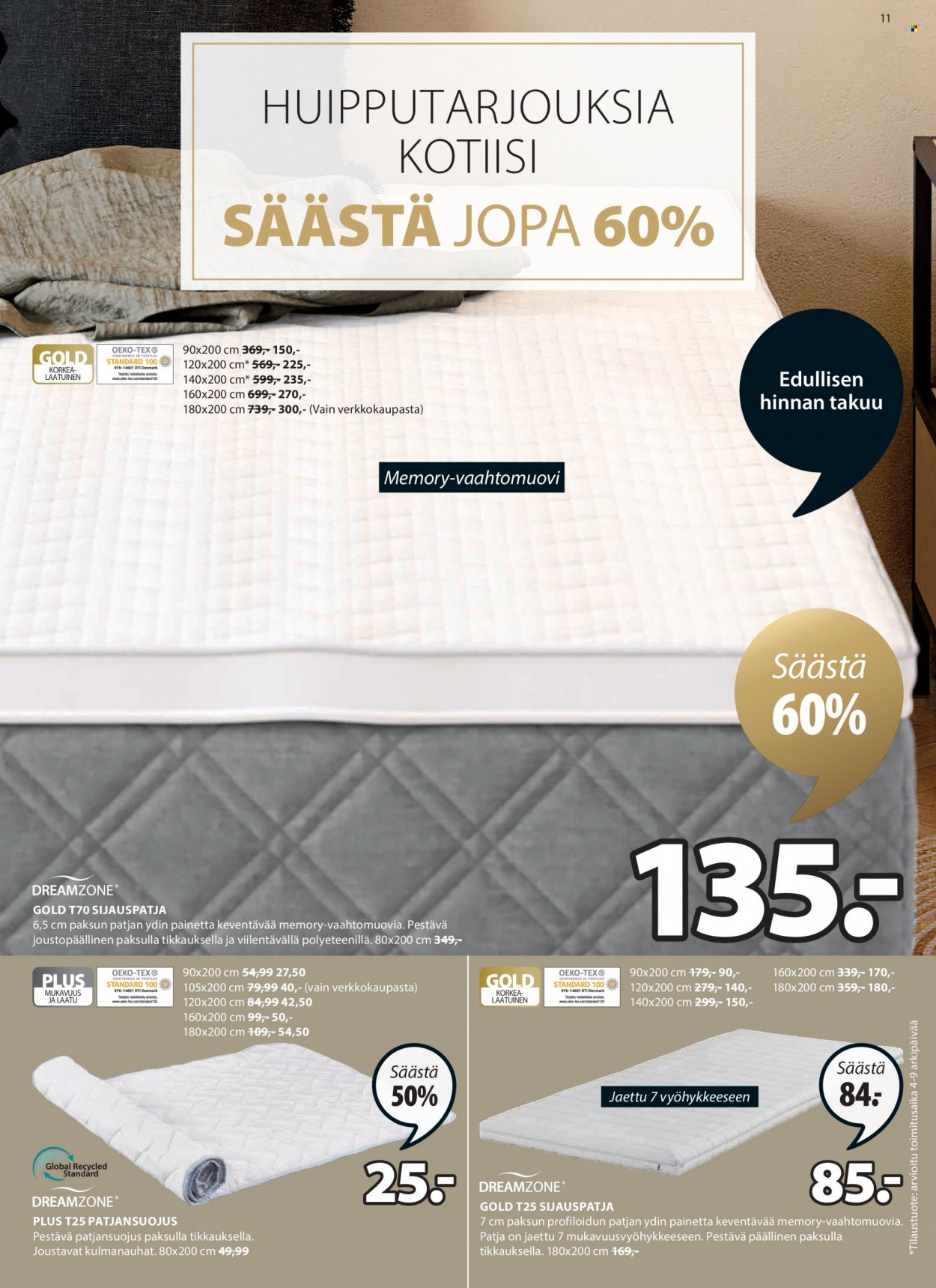 JYSK tarjoukset - 30.01.2023 - 05.03.2023. Sivu 11