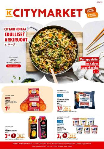 K-citymarket tarjoukset  - 06.02.2023 - 12.02.2023.