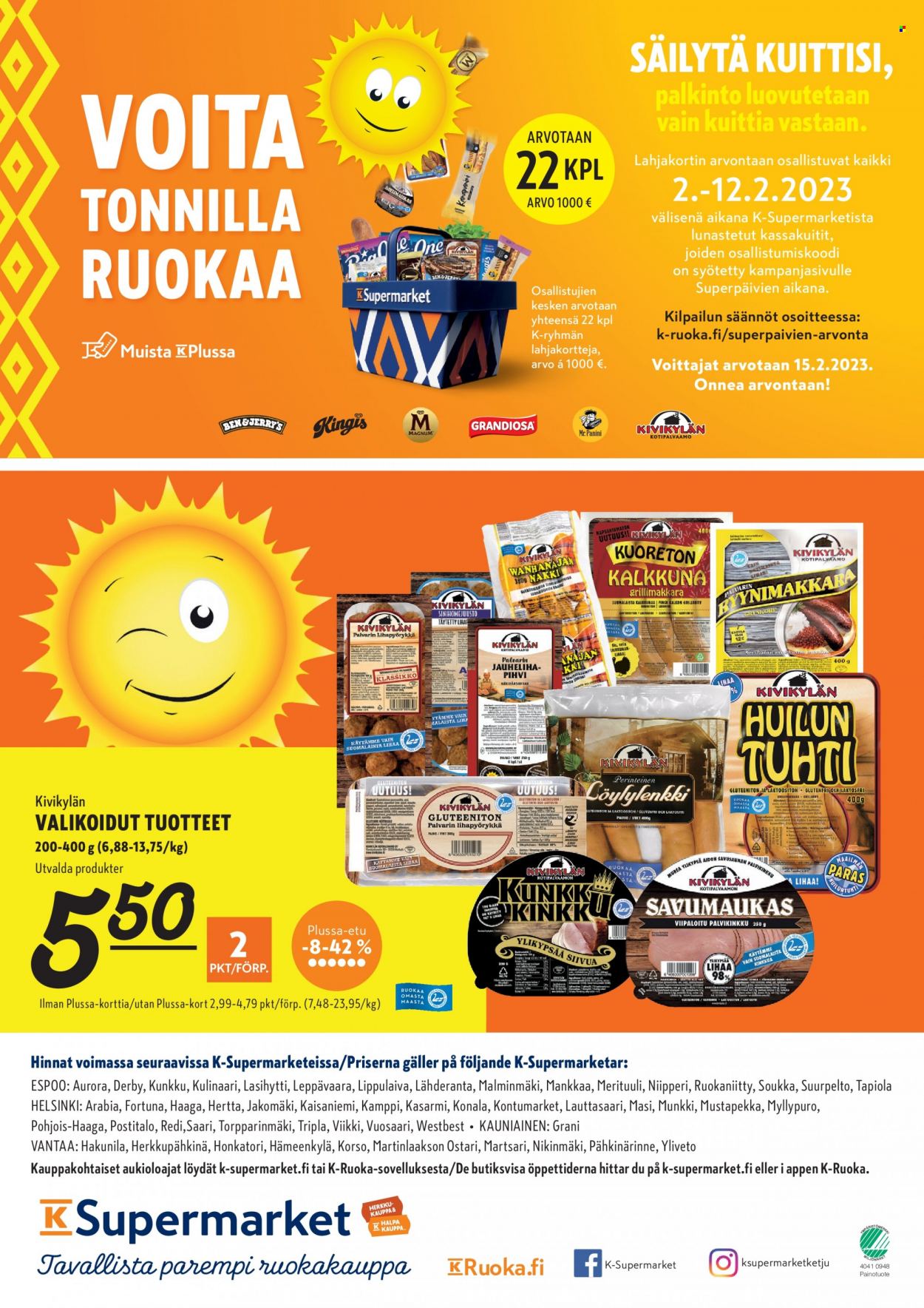 K-Supermarket tarjoukset - 06.02.2023 - 08.02.2023. Sivu 4