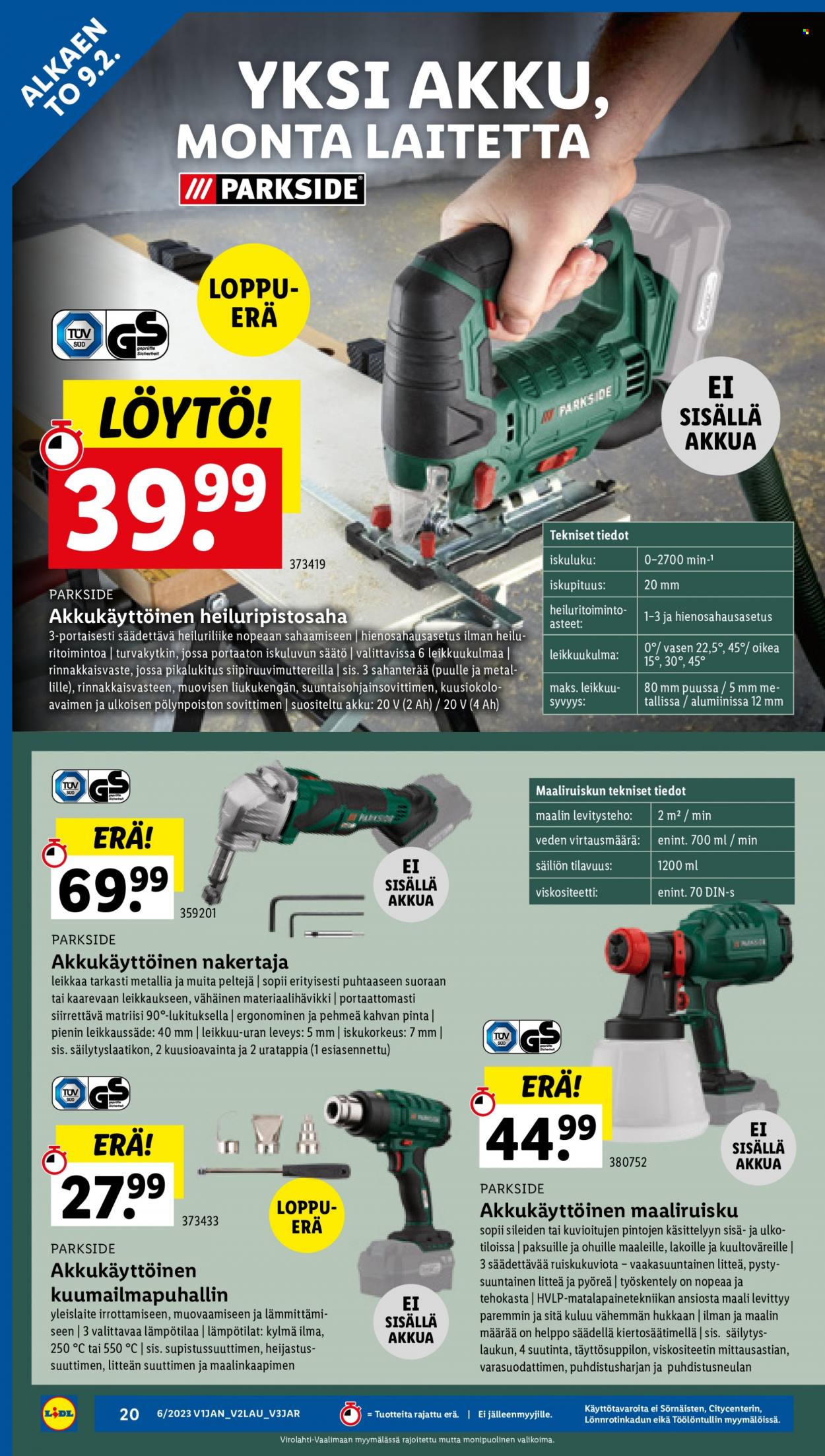 Lidl tarjoukset - 09.02.2023 - 15.02.2023. Sivu 20