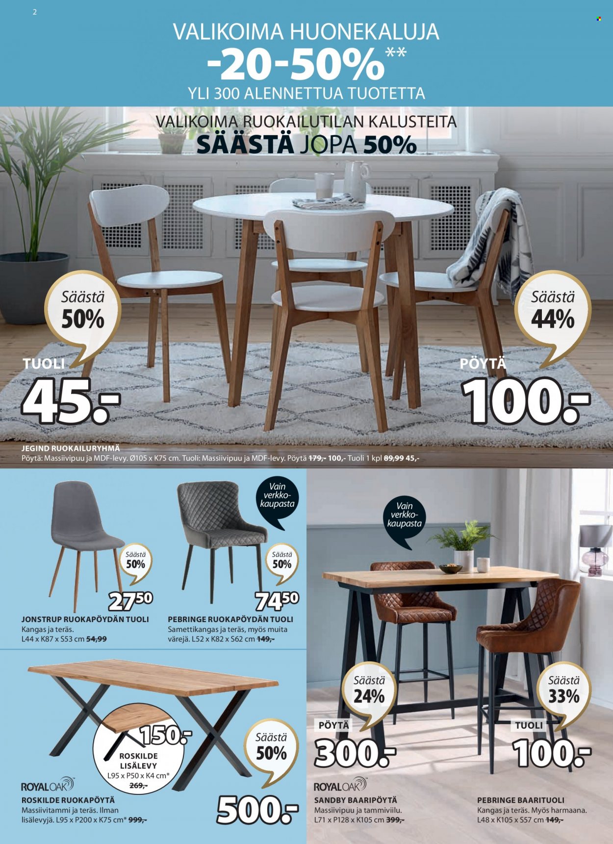 JYSK tarjoukset - 06.02.2023 - 05.03.2023. Sivu 2