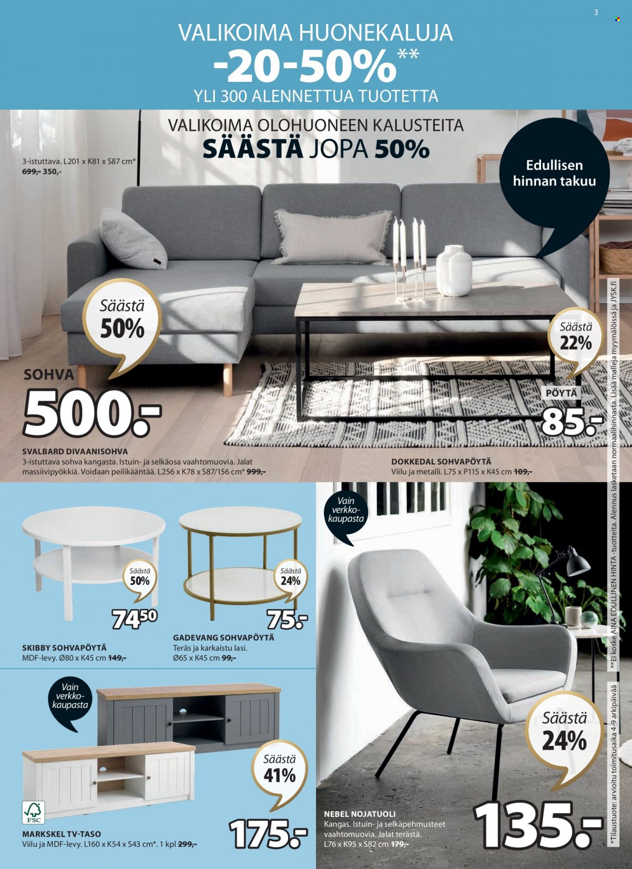 JYSK tarjoukset - 06.02.2023 - 05.03.2023. Sivu 3