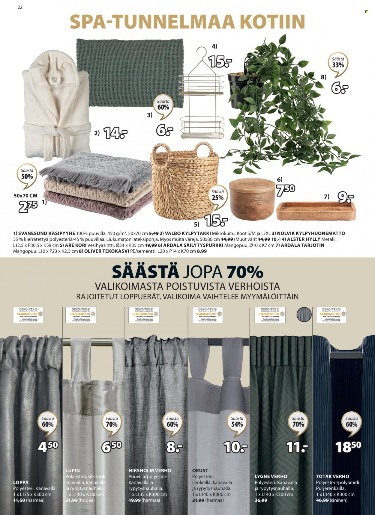 JYSK tarjoukset - 06.02.2023 - 05.03.2023. Sivu 22