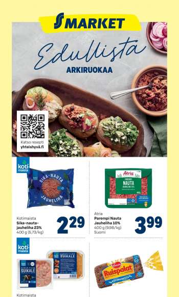 S-market tarjoukset  - 08.02.2023 - 12.02.2023.