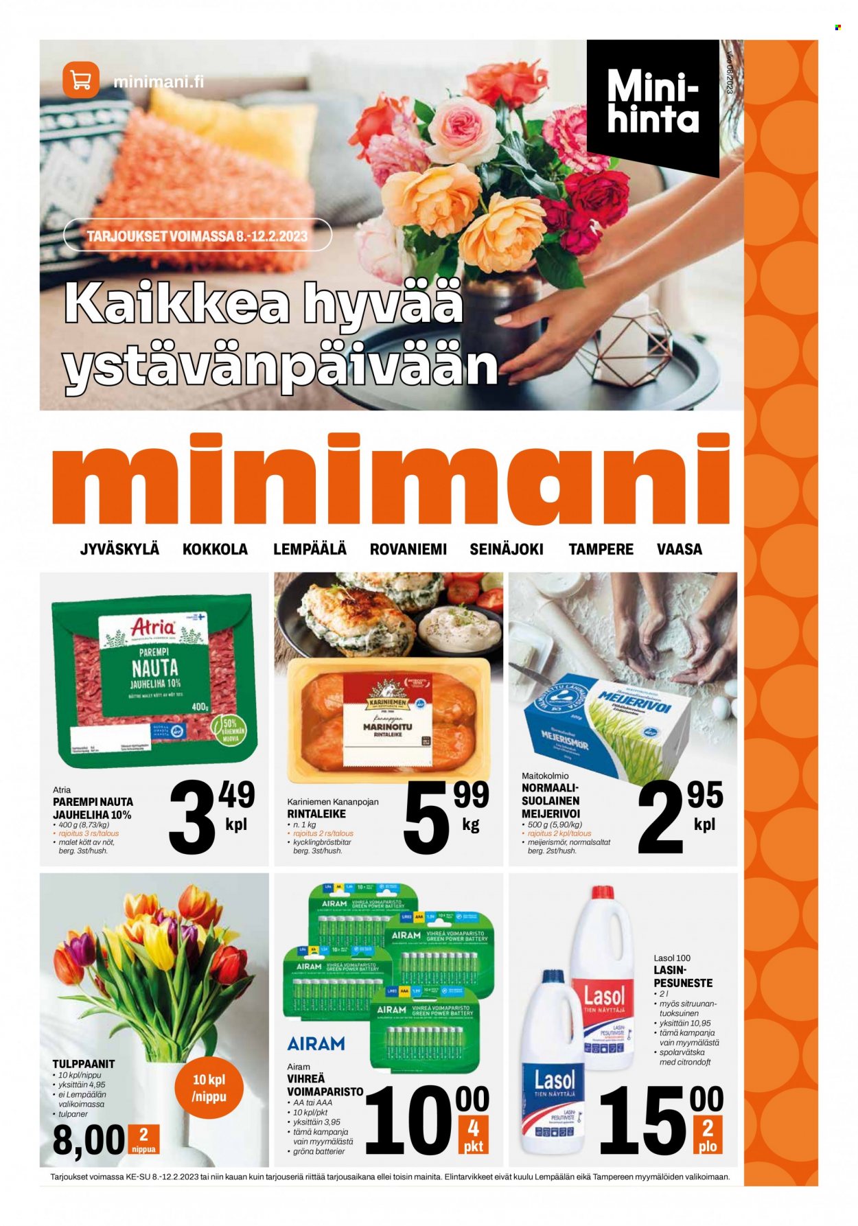 Minimani tarjoukset - 08.02.2023 - 12.02.2023. Sivu 1