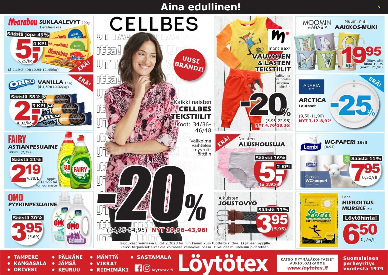 Löytötex tarjoukset - 08.02.2023 - 14.02.2023. Sivu 1