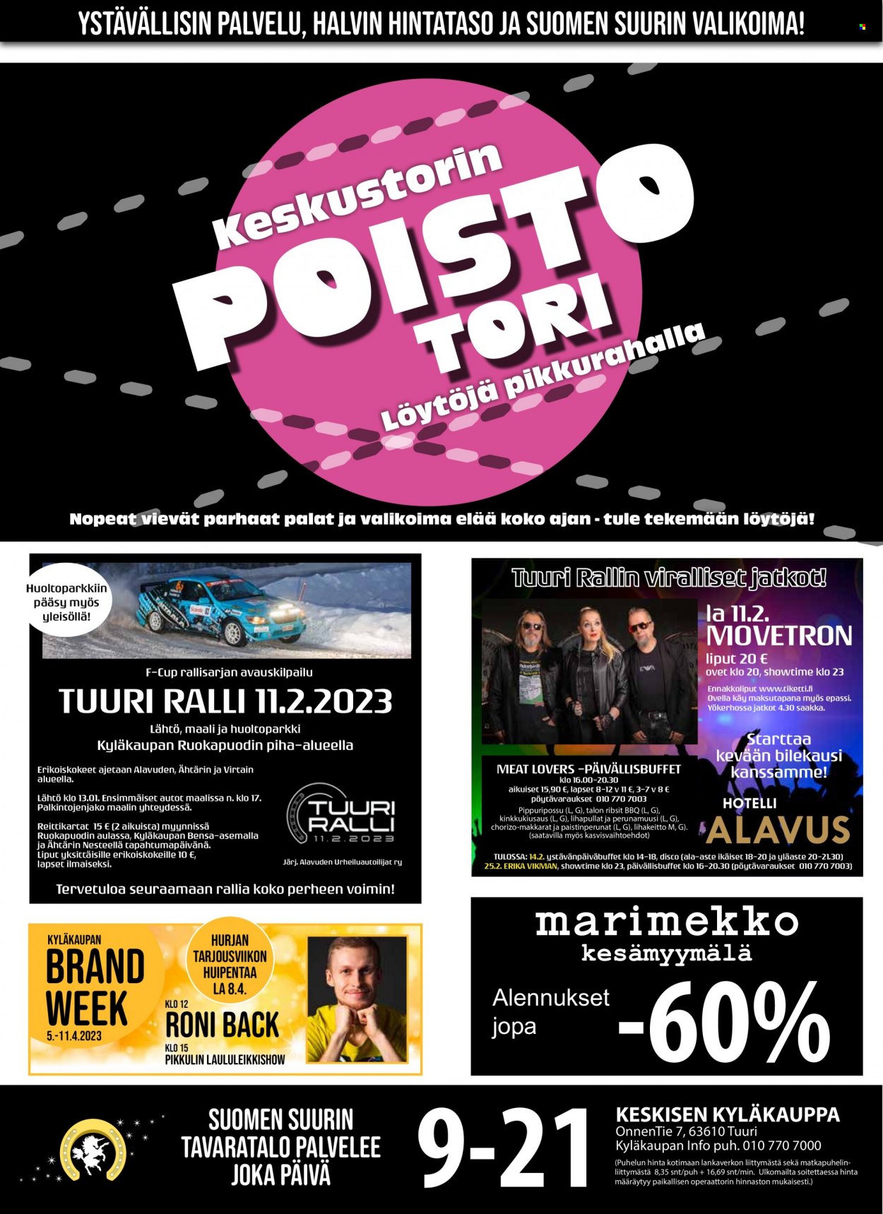 Tuuri tarjoukset - 08.02.2023 - 14.02.2023. Sivu 1