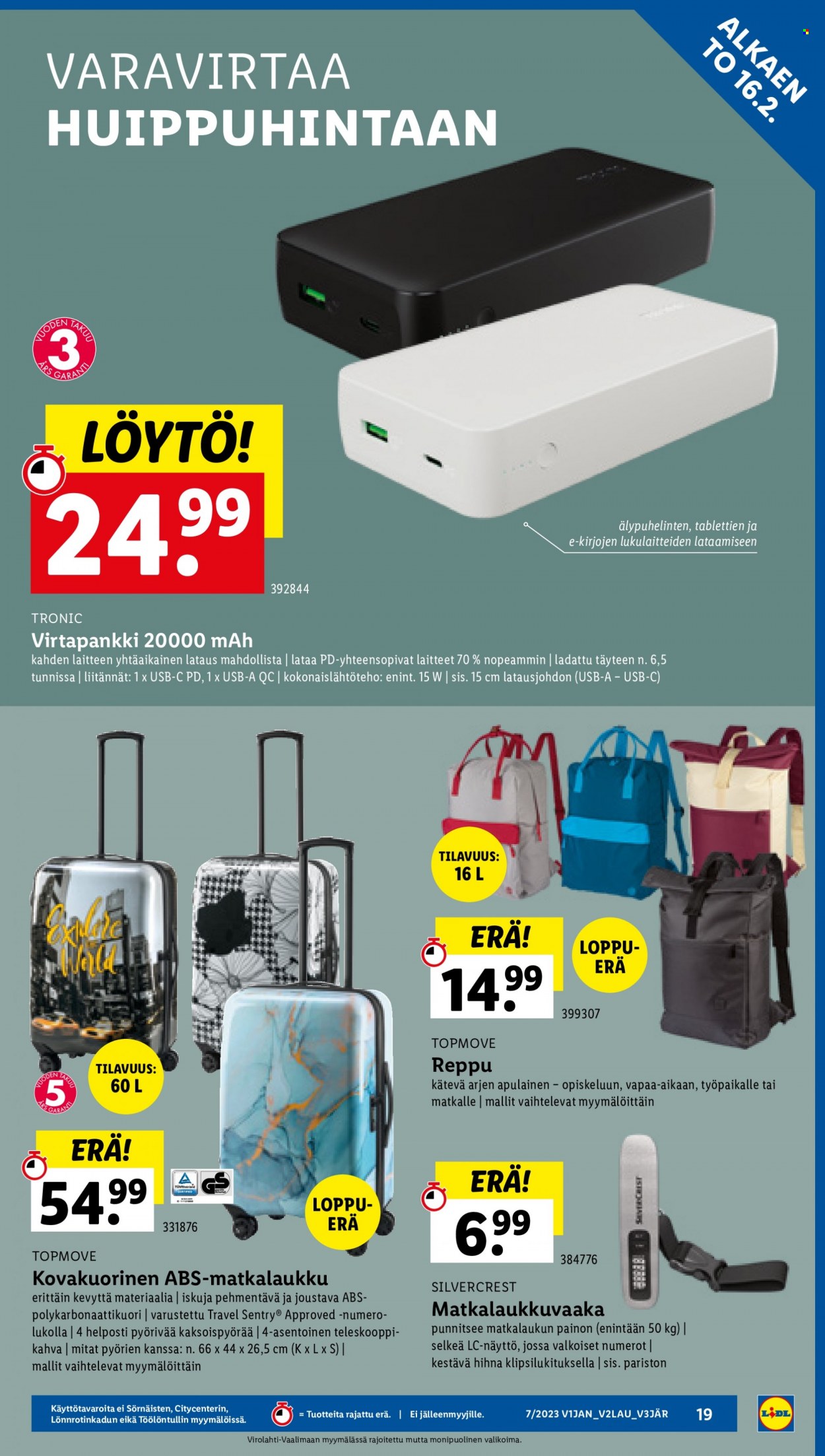 Lidl tarjoukset - 16.02.2023 - 22.02.2023. Sivu 21