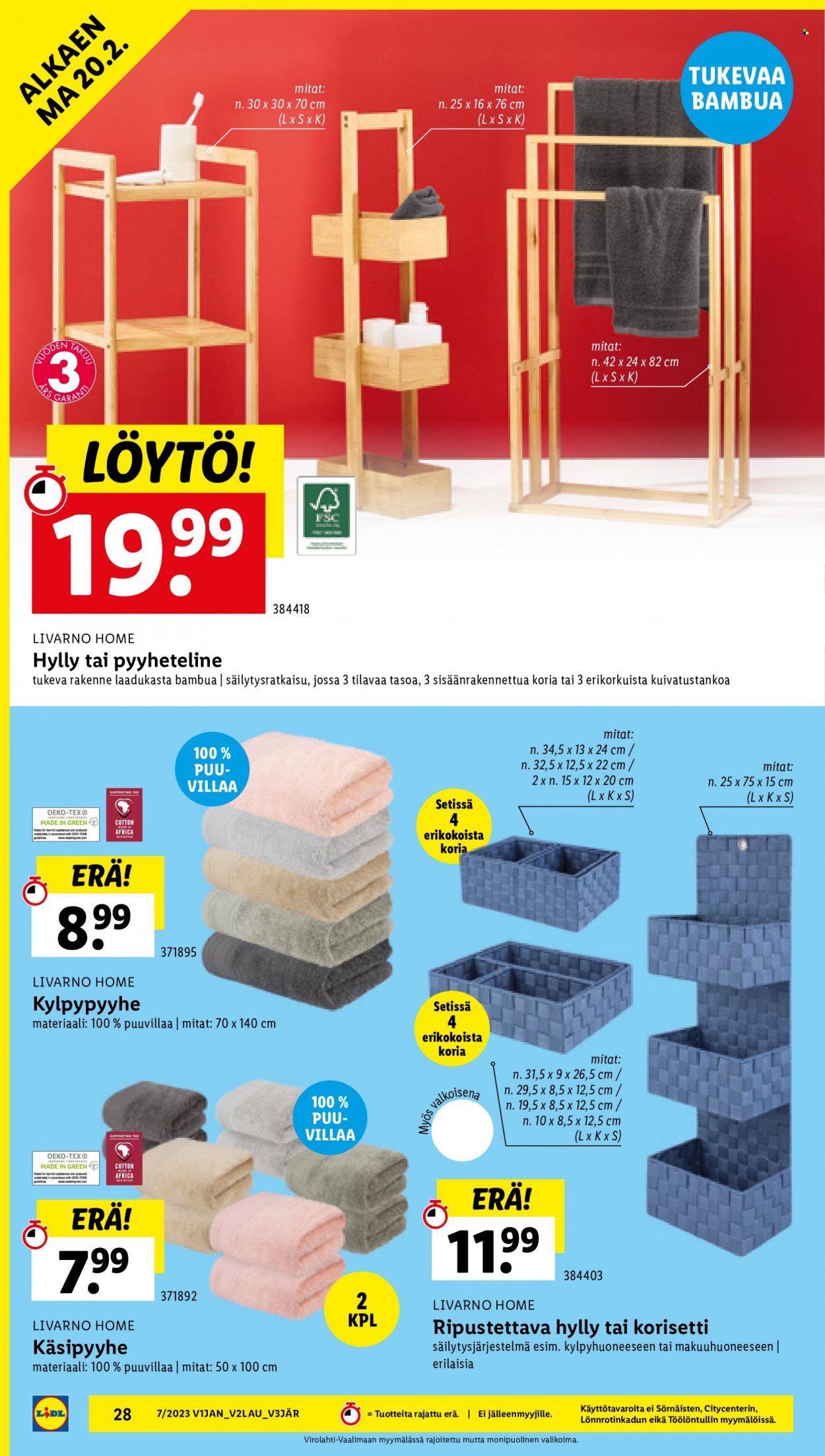Lidl tarjoukset - 16.02.2023 - 22.02.2023. Sivu 30