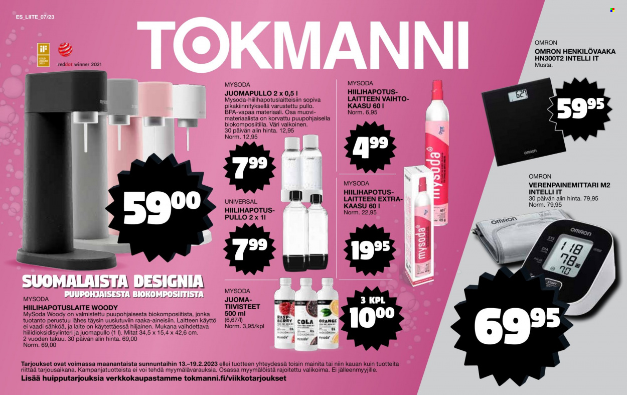Tokmanni tarjoukset - 13.02.2023 - 19.02.2023. Sivu 1