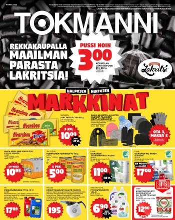Tokmanni tarjoukset  - 13.02.2023 - 19.02.2023.