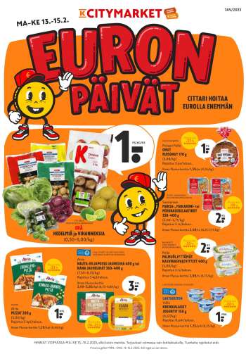 K-citymarket tarjoukset  - 13.02.2023 - 19.02.2023.
