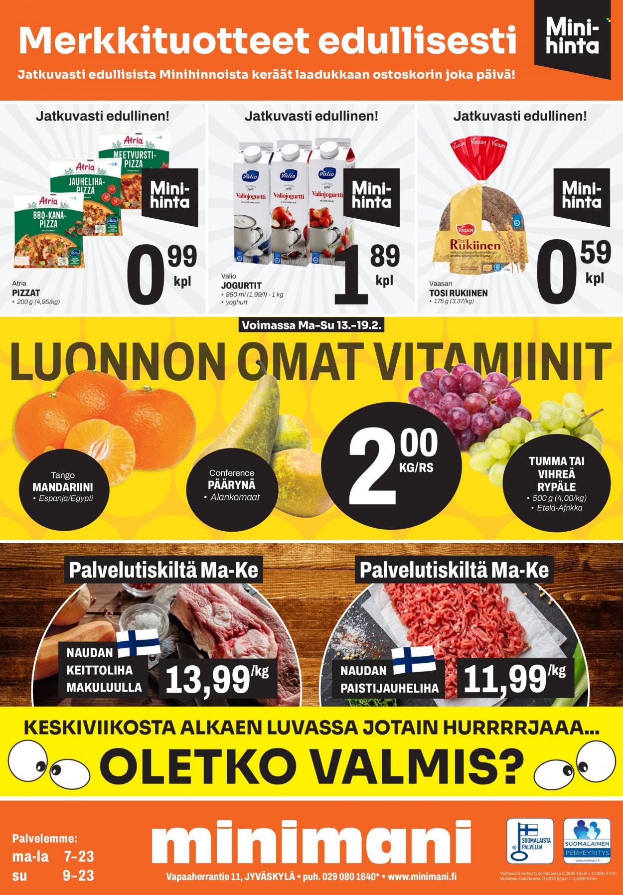 Minimani tarjoukset - 13.02.2023 - 19.02.2023. Sivu 1