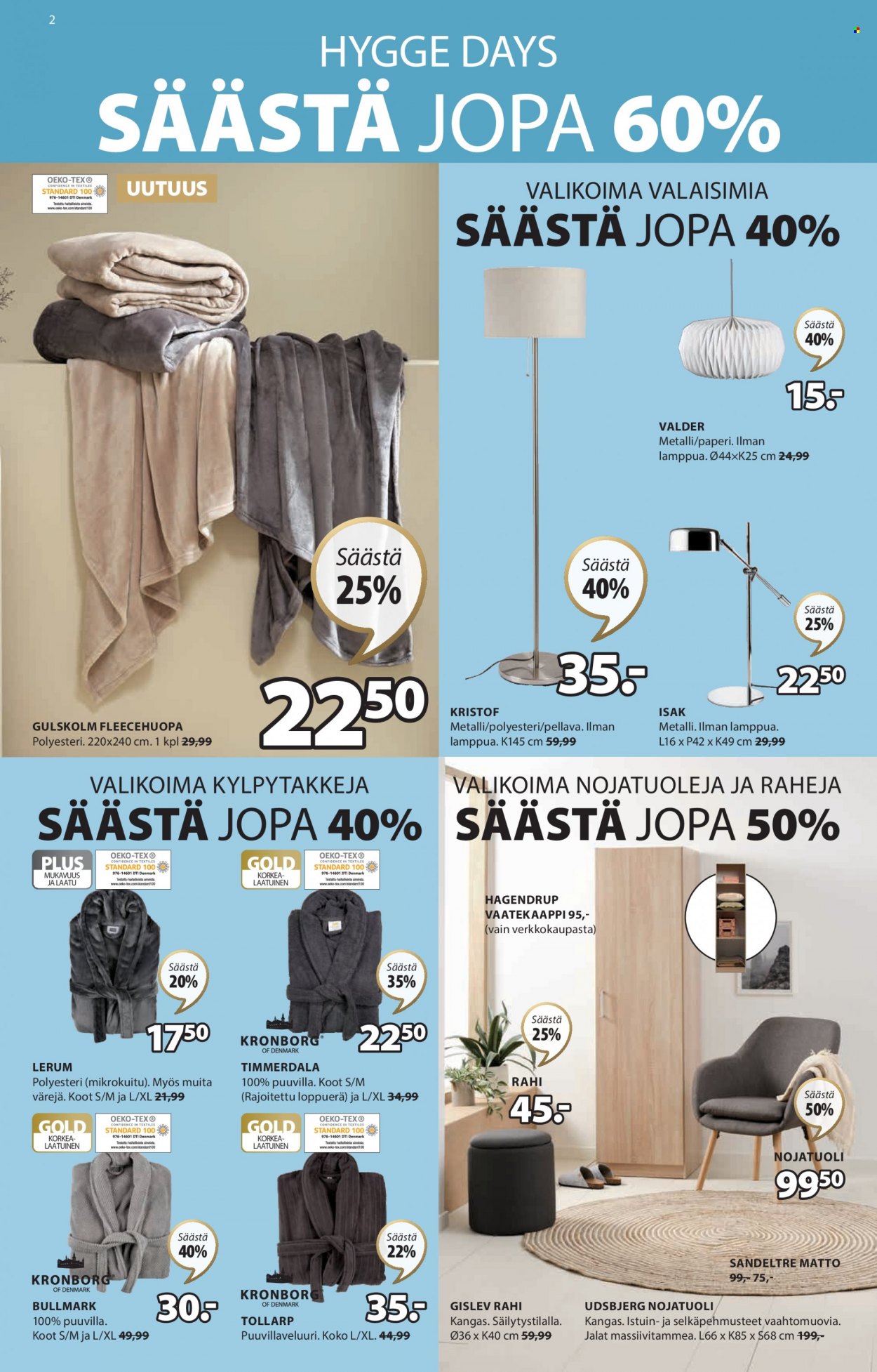 JYSK tarjoukset - 13.02.2023 - 05.03.2023. Sivu 2