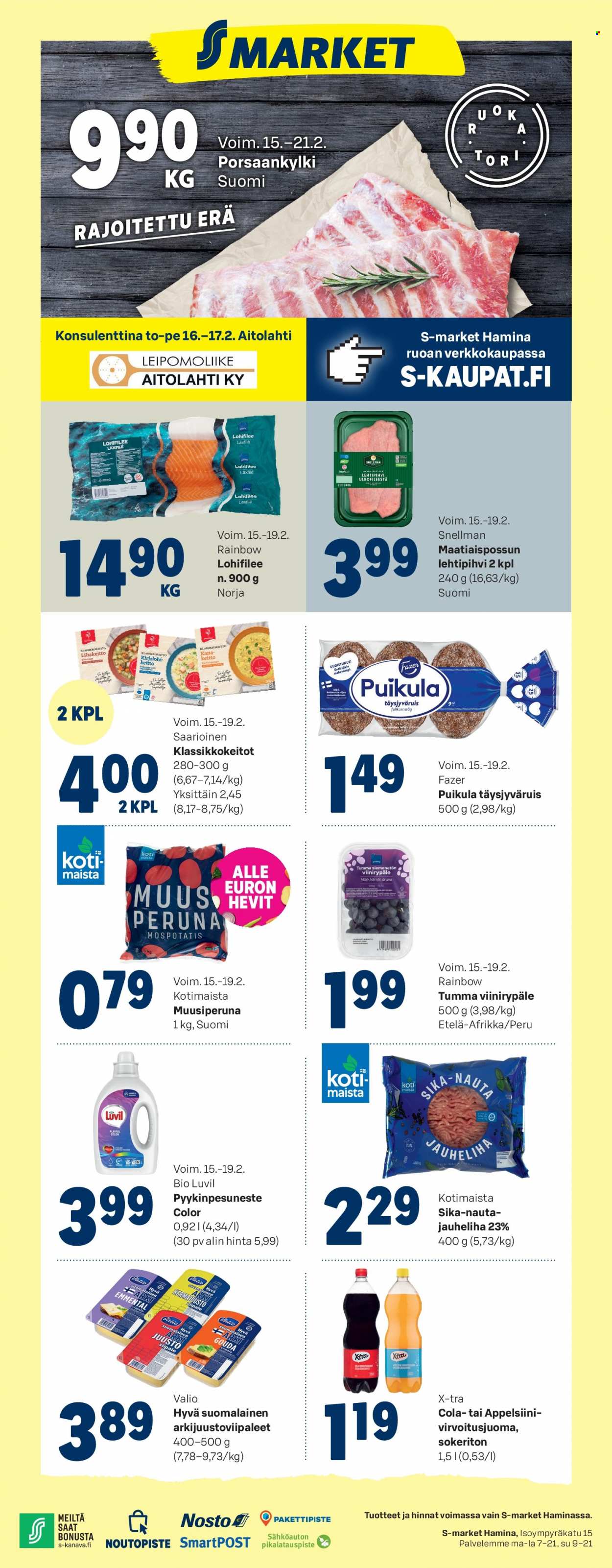 S-market tarjoukset - 15.02.2023 - 19.02.2023. Sivu 1
