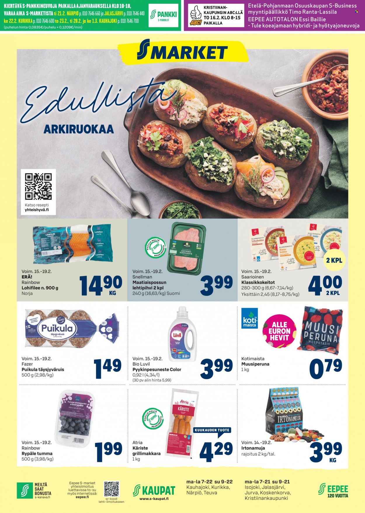 S-market tarjoukset - 15.02.2023 - 19.02.2023. Sivu 1