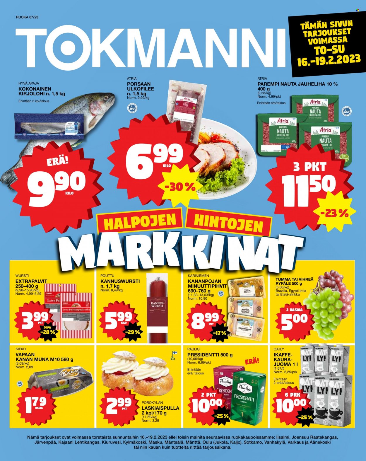 Tokmanni tarjoukset - 16.02.2023 - 19.02.2023. Sivu 1