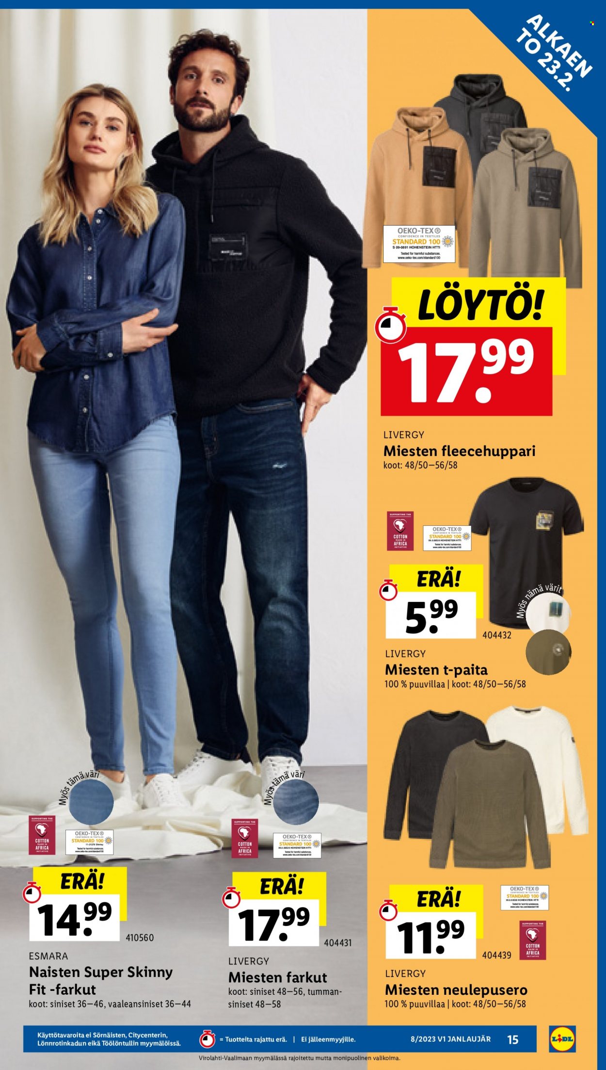 Lidl tarjoukset - 23.02.2023 - 01.03.2023. Sivu 15