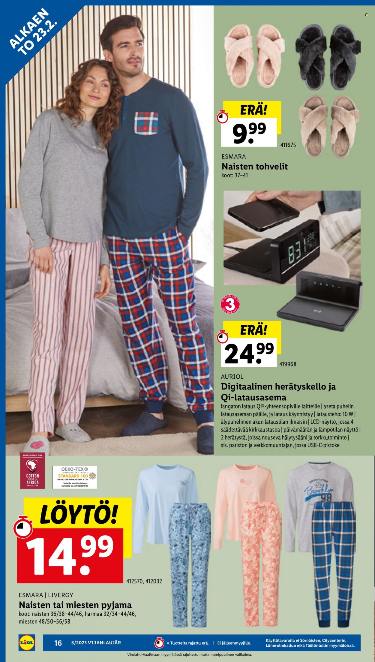 Lidl tarjoukset - 23.02.2023 - 01.03.2023. Sivu 16