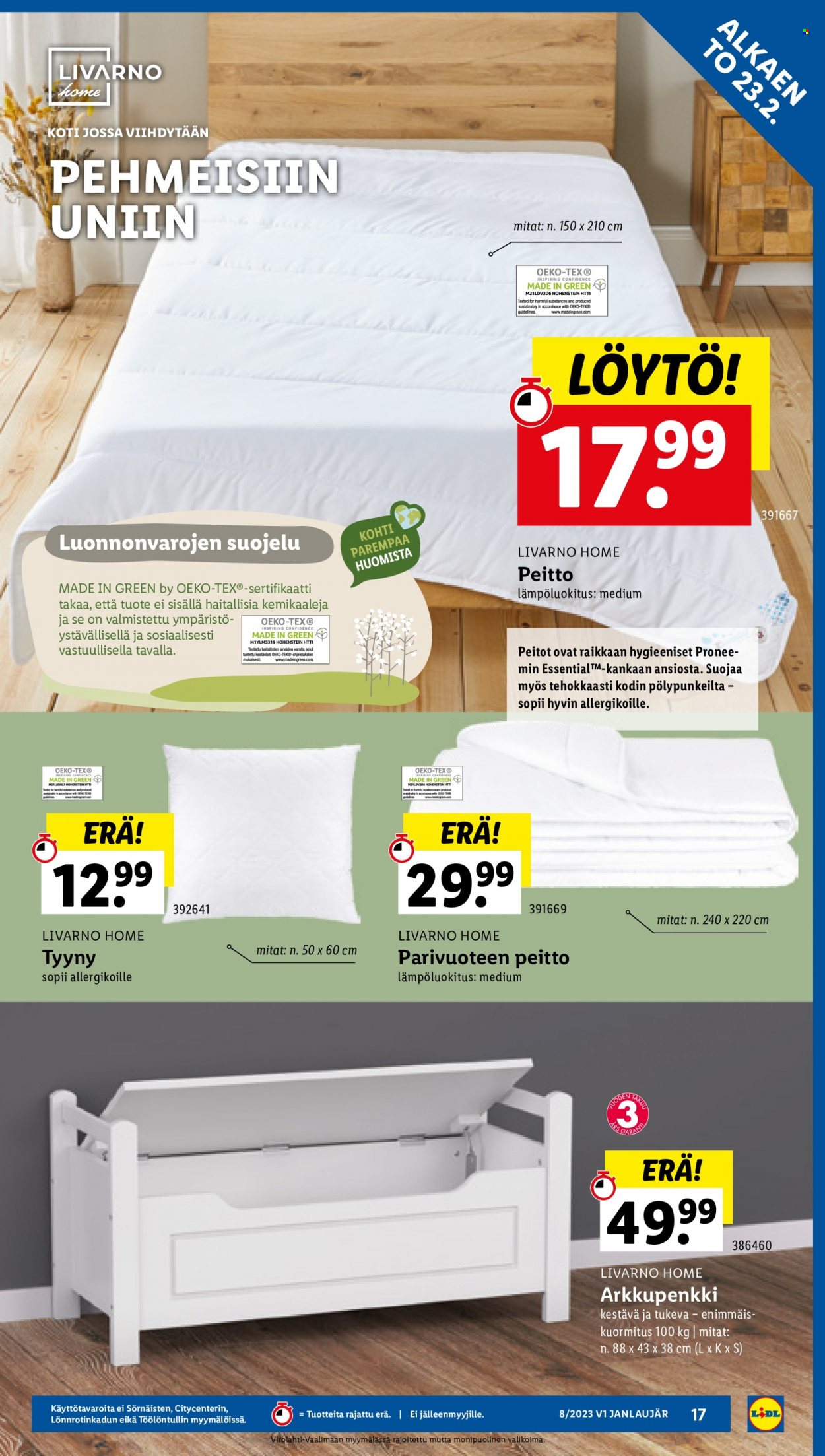 Lidl tarjoukset - 23.02.2023 - 01.03.2023. Sivu 17