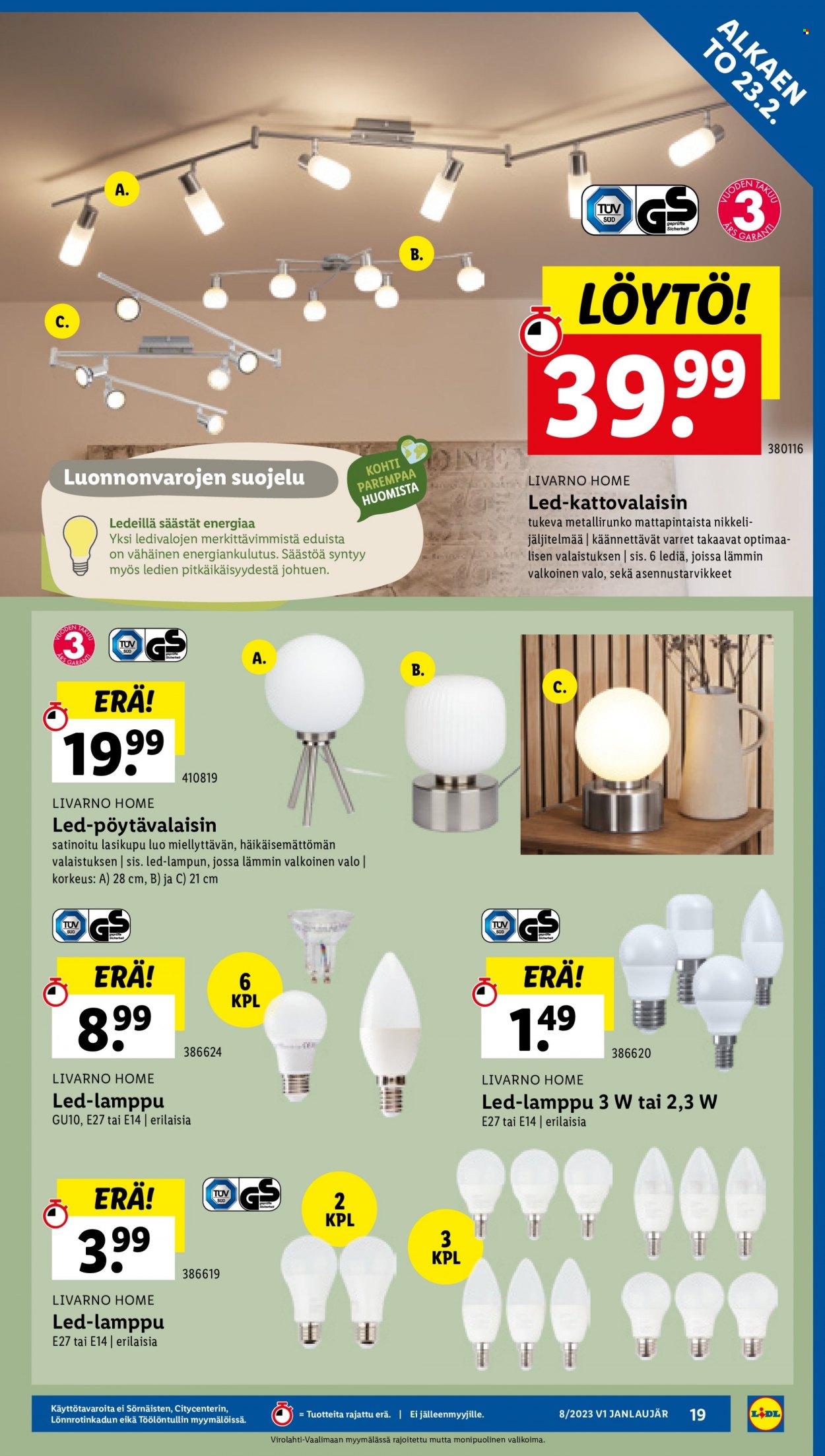 Lidl tarjoukset - 23.02.2023 - 01.03.2023. Sivu 19