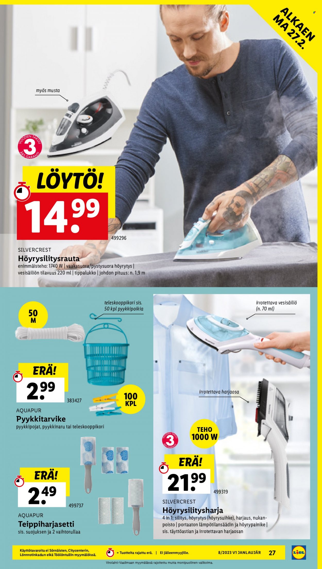 Lidl tarjoukset - 23.02.2023 - 01.03.2023. Sivu 27