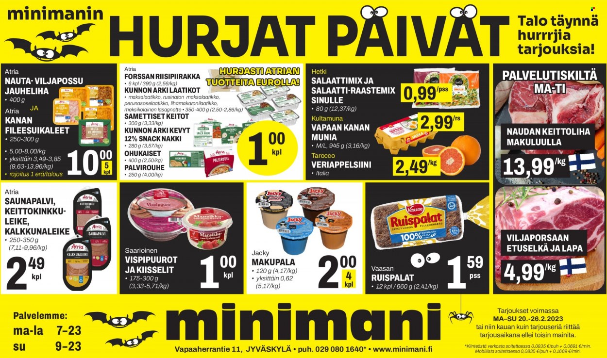 Minimani tarjoukset - 20.02.2023 - 26.02.2023. Sivu 1
