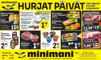 Minimani tarjoukset  - 20.02.2023 - 26.02.2023.