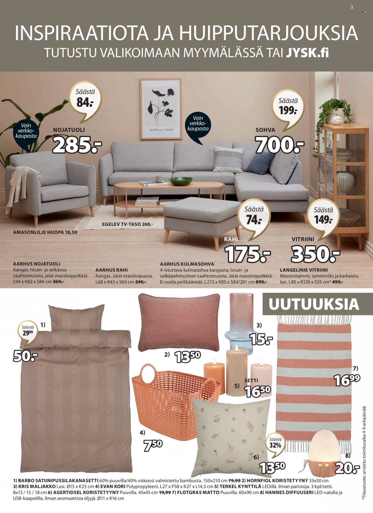 JYSK tarjoukset - 20.02.2023 - 05.03.2023. Sivu 3