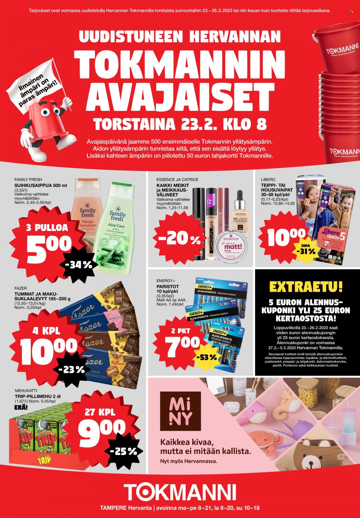 Tokmanni tarjoukset - 23.02.2023 - 26.02.2023. Sivu 1