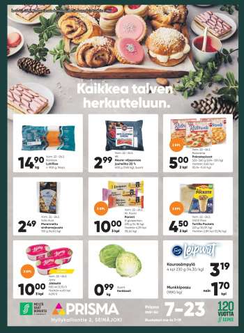 Prisma tarjoukset  - 22.02.2023 - 26.02.2023.