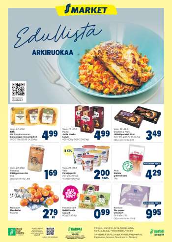 S-market tarjoukset  - 22.02.2023 - 26.02.2023.