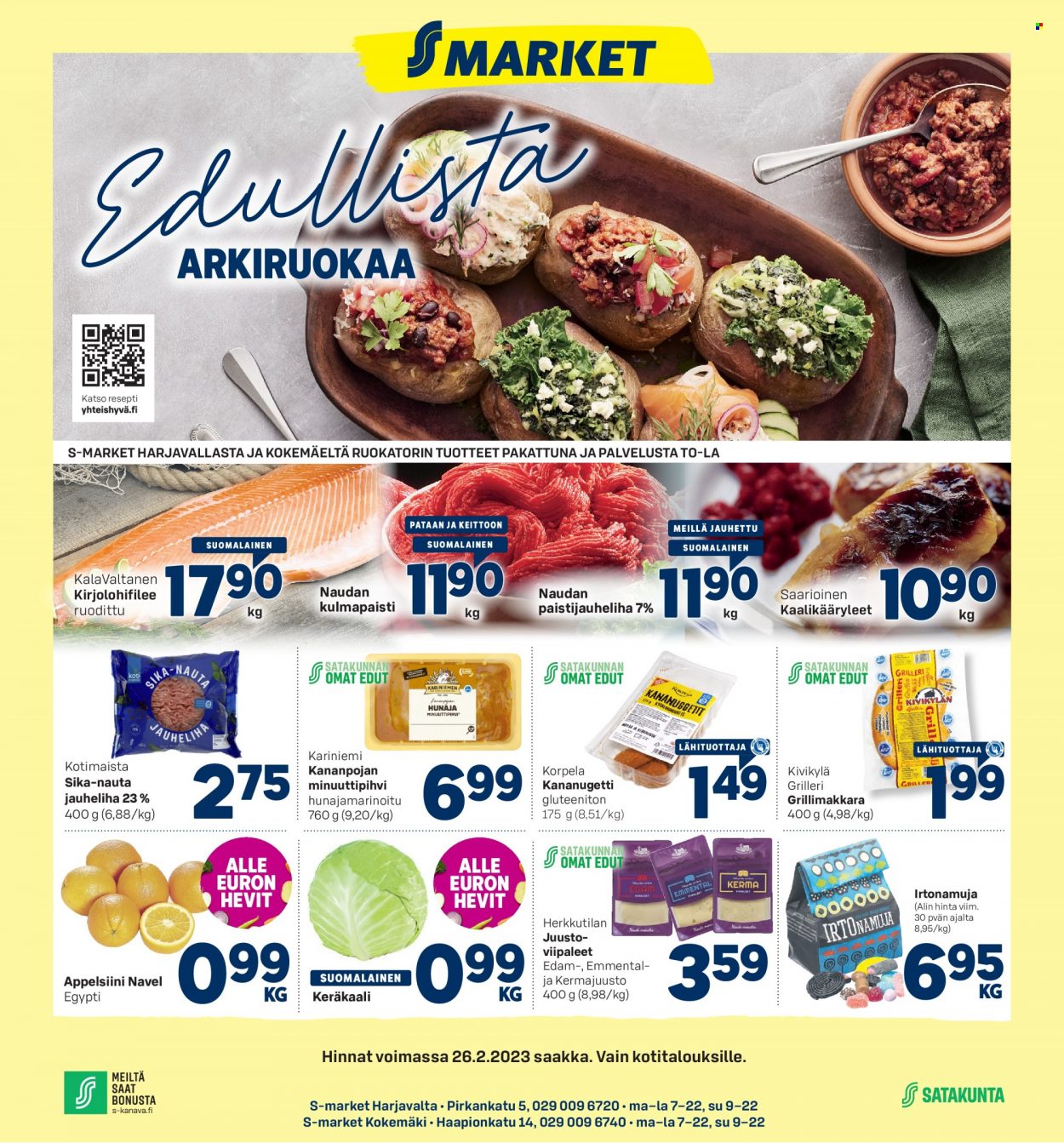 S-market tarjoukset - 23.02.2023 - 26.02.2023. Sivu 1