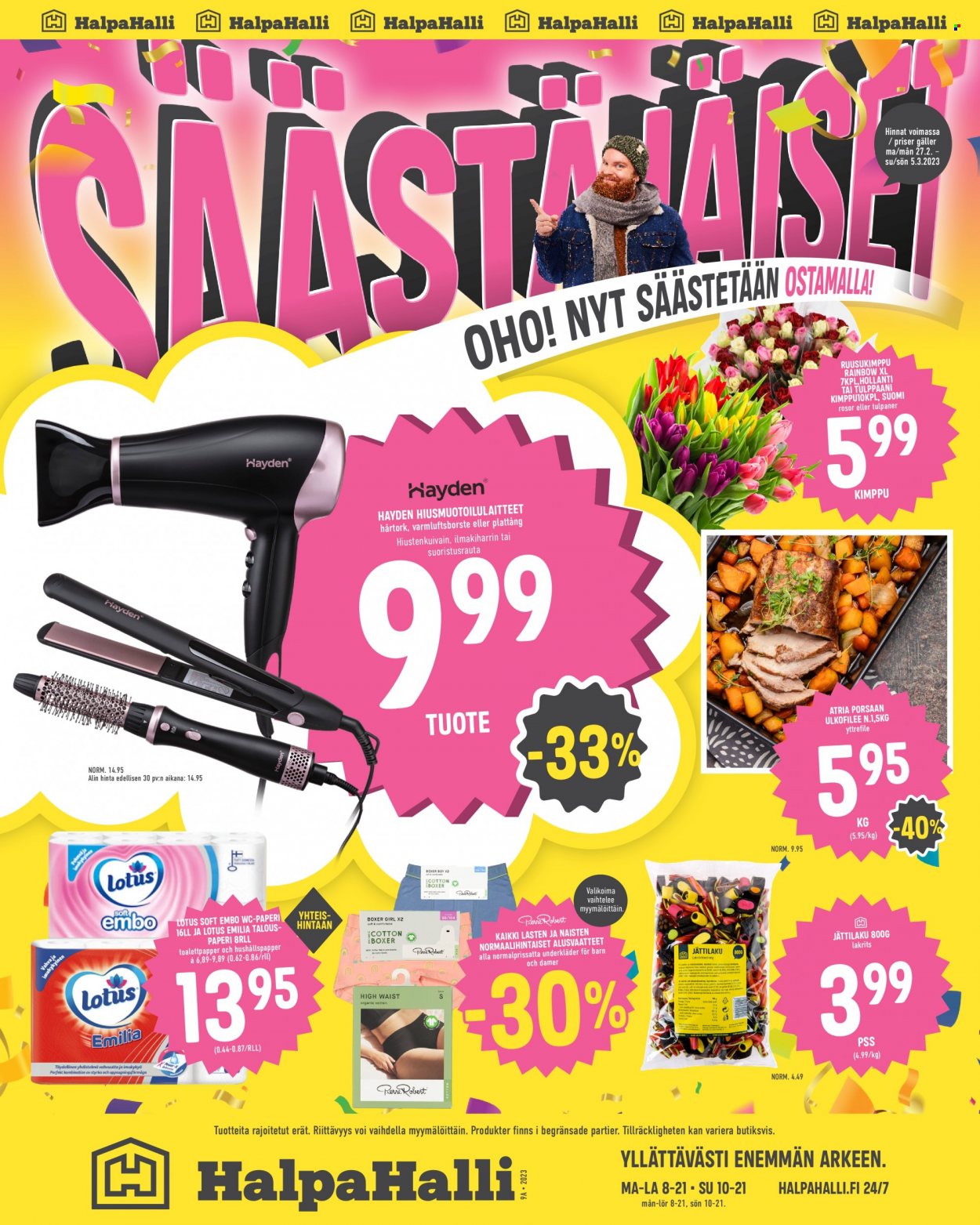 HalpaHalli tarjoukset - 27.02.2023 - 05.03.2023. Sivu 1