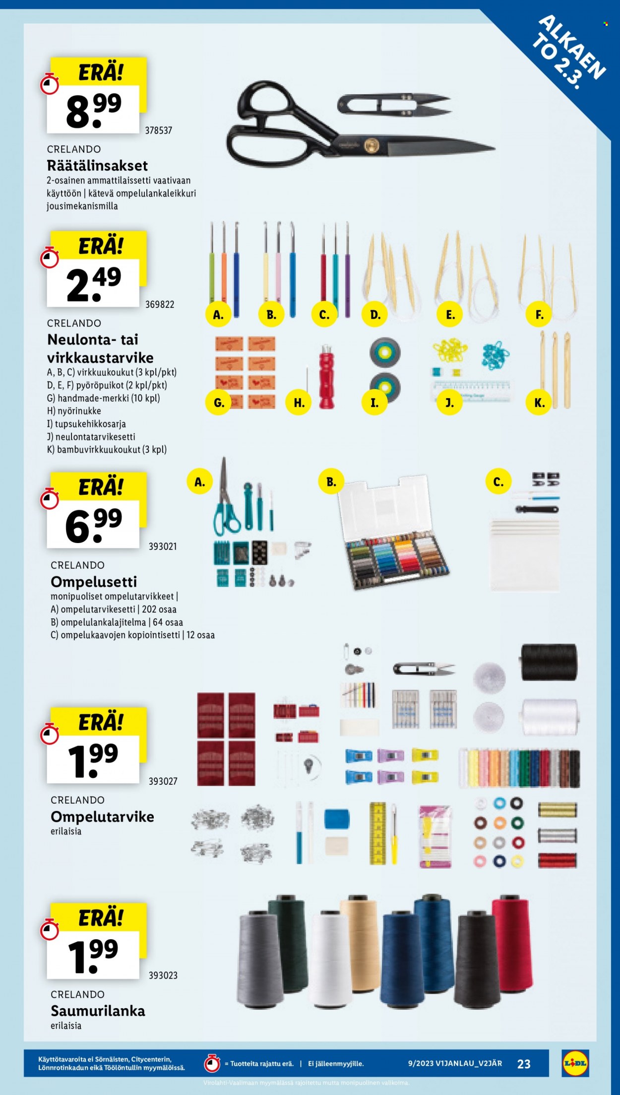 Lidl tarjoukset - 02.03.2023 - 08.03.2023. Sivu 25