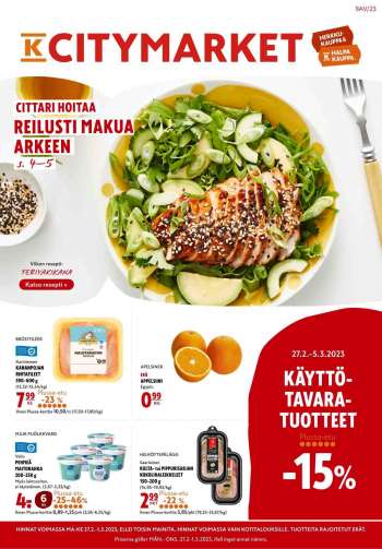 K-citymarket tarjoukset  - 27.02.2023 - 05.03.2023.