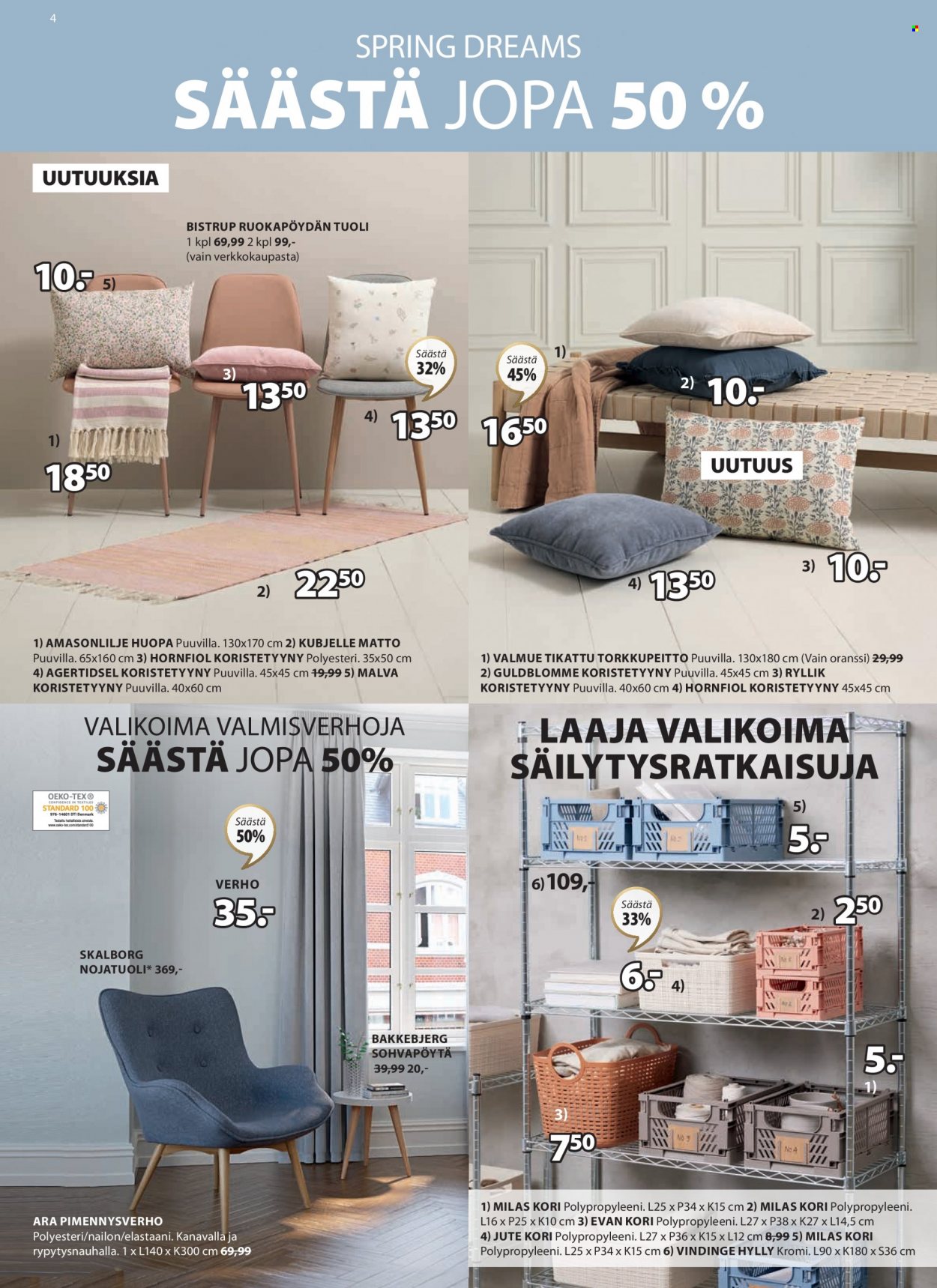 JYSK tarjoukset - 27.02.2023 - 05.03.2023. Sivu 4