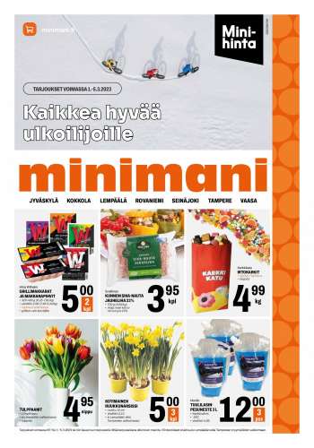 Minimani tarjoukset  - 01.03.2023 - 05.03.2023.