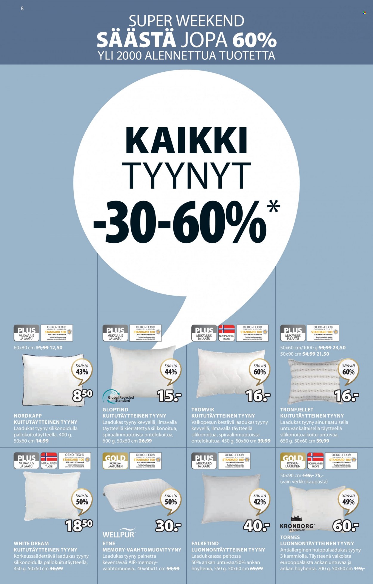 JYSK tarjoukset - 01.03.2023 - 05.03.2023. Sivu 8