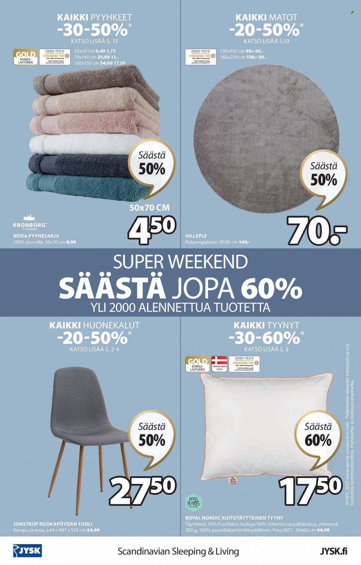 JYSK tarjoukset - 01.03.2023 - 05.03.2023. Sivu 16