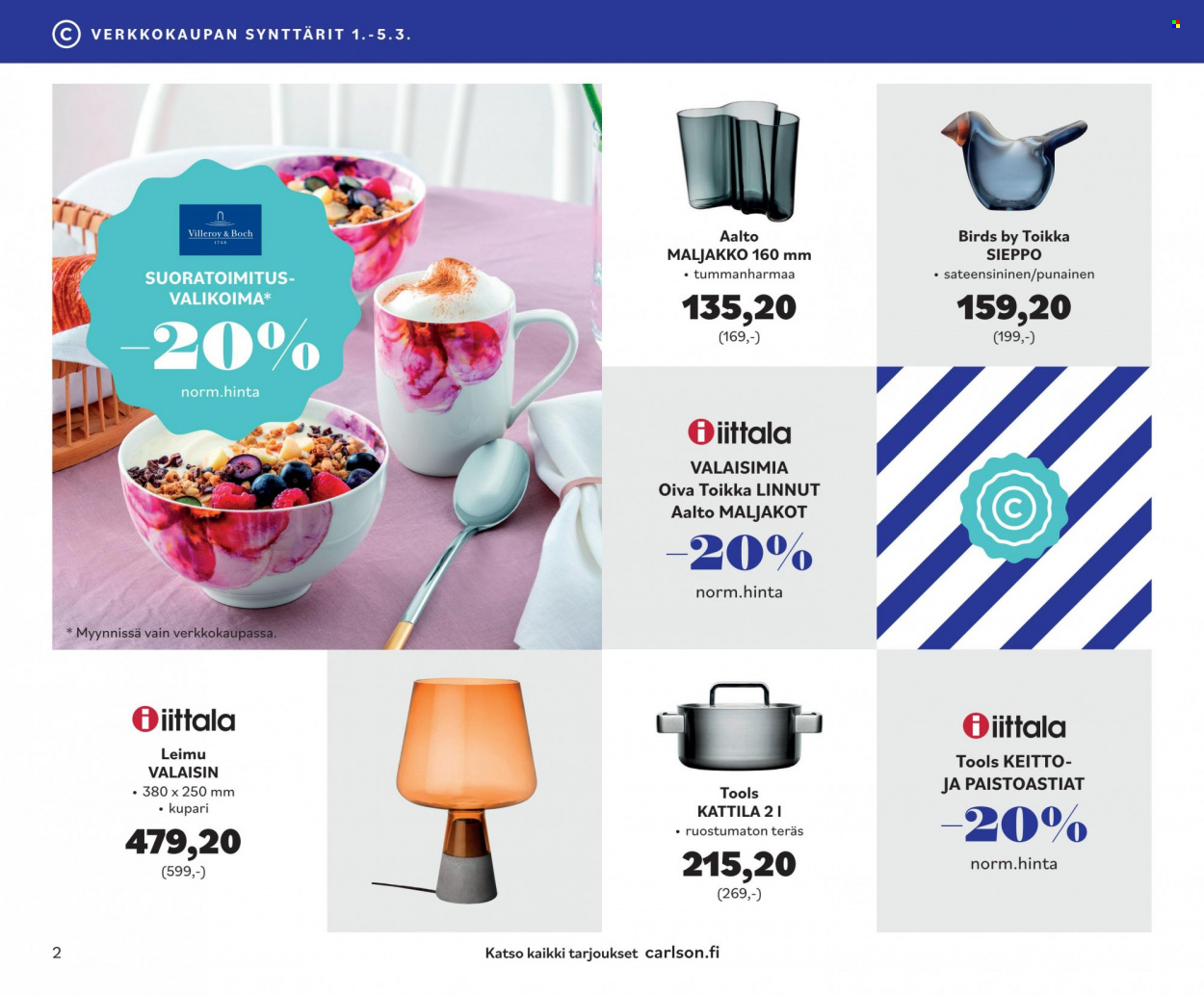 Carlson tarjoukset - 01.03.2023 - 05.03.2023. Sivu 2