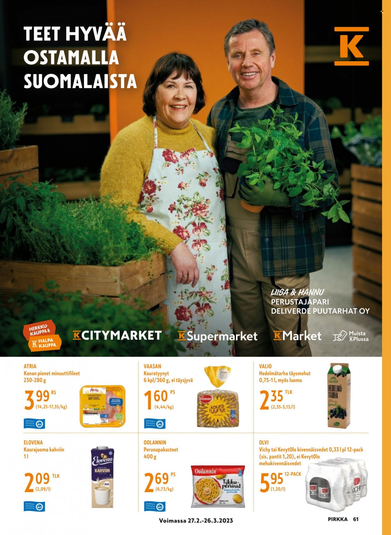 K-market tarjoukset - 01.03.2023 - 28.03.2023. Sivu 61
