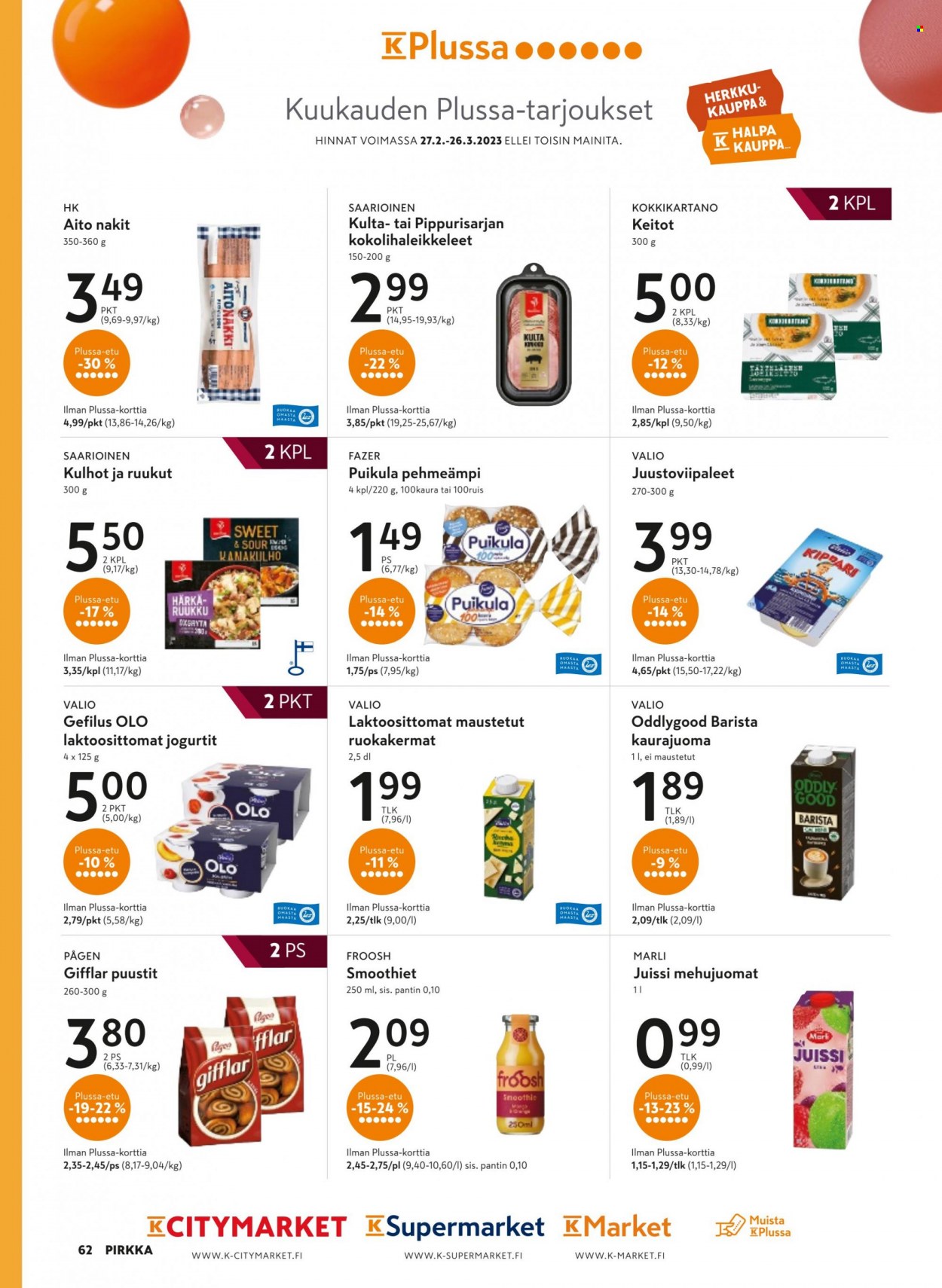 K-market tarjoukset - 01.03.2023 - 28.03.2023. Sivu 62