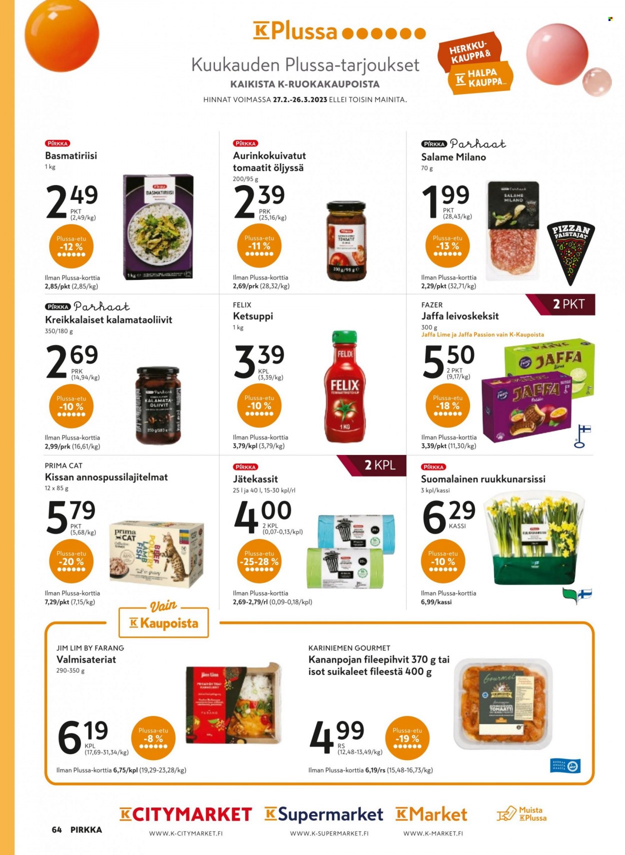 K-market tarjoukset - 01.03.2023 - 28.03.2023. Sivu 64